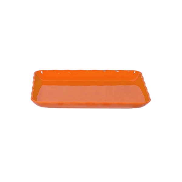 Italiano-6.6inch-Flower-Tray-Orange