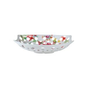 Italiano Square Fruit Basket With Hole- Large