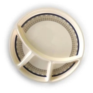 Italiano-Melamine-Four-Section-Lunch-Plate-12inch