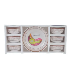 Italiano-Melamine-Golden-Leaf-Regent-Soup-Set-Multicolo